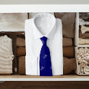 Buscar azul marino y blanco corbatas General y unisex