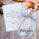 Buscar calabaza tarjetas Una pequeña calabaza