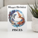 Buscar piscis tarjetas Zodiaco