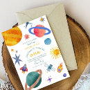 Buscar del astronauta invitaciones de cumpleaños Para niños