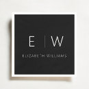 Buscar blanco servilletas Monograma