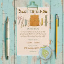 Buscar primer día de escuela invitaciones Educación