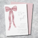 Buscar cinta 13x18 invitaciones Es una niña