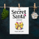 Buscar secret santa tarjetas Acuarela