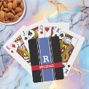 Buscar rayas rojas barajas de cartas Para él
