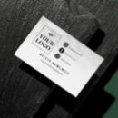 Buscar med tarjetas de visita Negro