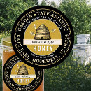 Buscar abeja negra y amarilla etiquetas Para todos