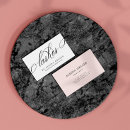 Buscar rayas blancas negras tarjetas de visita Para ella