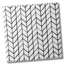Buscar zig zag azulejos Blanco y negro