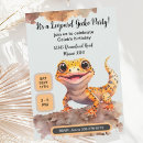 Buscar geckos invitaciones Cualquier niño