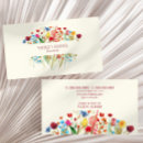 Buscar flores elegantes tarjetas de visita Administrativos