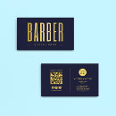 Buscar barber logo tarjetas de visita Profesional
