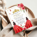 Buscar mariposa roja invitaciones Rojo y oro