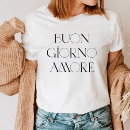 Buscar italiana mujer camisetas Blanco y negro