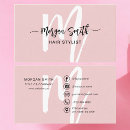 Buscar girly tarjetas de visita Rosa