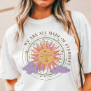 Buscar sol y estrella camisetas Para ella