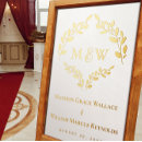 Buscar oro boda posters Monograma