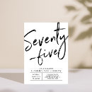 Buscar 75 o invitaciones de cumpleaños Invitados