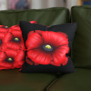 Buscar amapolas cojines Amapola roja