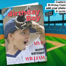 Buscar del hijo foto tarjetas de cumpleaños Azul