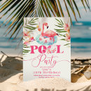 Buscar fiesta en la piscina invitaciones Chica