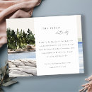 Buscar lago 11x14 invitaciones Elegante