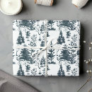 Buscar bosque del pino papel de regalo Minimalista