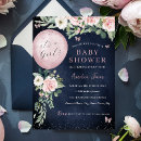Buscar globos rosados invitaciones Chica