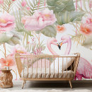 Buscar flamencos rosados arte Flores tropicales