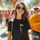 Buscar bandera bisexual camisetas Negro
