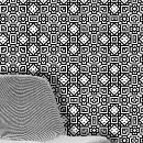 Buscar simétrico arte Blanco y negro