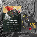 Buscar máscara de plata invitaciones Para ella