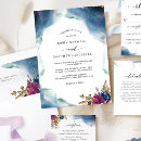Buscar verde púrpura boda invitaciones Para todos