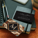 Buscar india tarjetas de visita Monograma