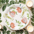 Buscar watercolor floral platos Prometida