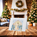 Buscar pesebre tarjetas Azul