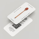 Buscar cuchara tarjetas de visita Culinario