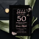 Buscar pink and black invitaciones Elegante