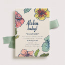 Buscar hawaiian invitaciones Floral