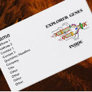 Buscar exploradores tarjetas de visita General y unisex