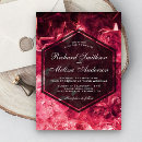 Buscar piedra roja invitaciones Moderno