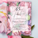 Buscar 45th birthday invitaciones Flores