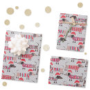 Buscar dachshund papel de regalo Navidades