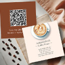 Buscar barista tarjetas de visita Moderno