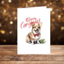 Buscar corgi del tarjetas de navidad Pembroke welsh corgi