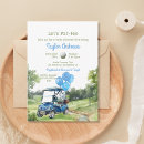 Buscar carro de golf invitaciones Moderno