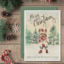 Buscar watercolor dog tarjetas Navidades