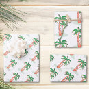 Buscar palmeras papel de regalo Acuarela
