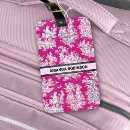 Buscar magenta etiquetas para maletas Elegante