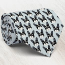Buscar perro blanco y negro corbatas Para él